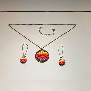 Tribal Necklace/Earrings Set